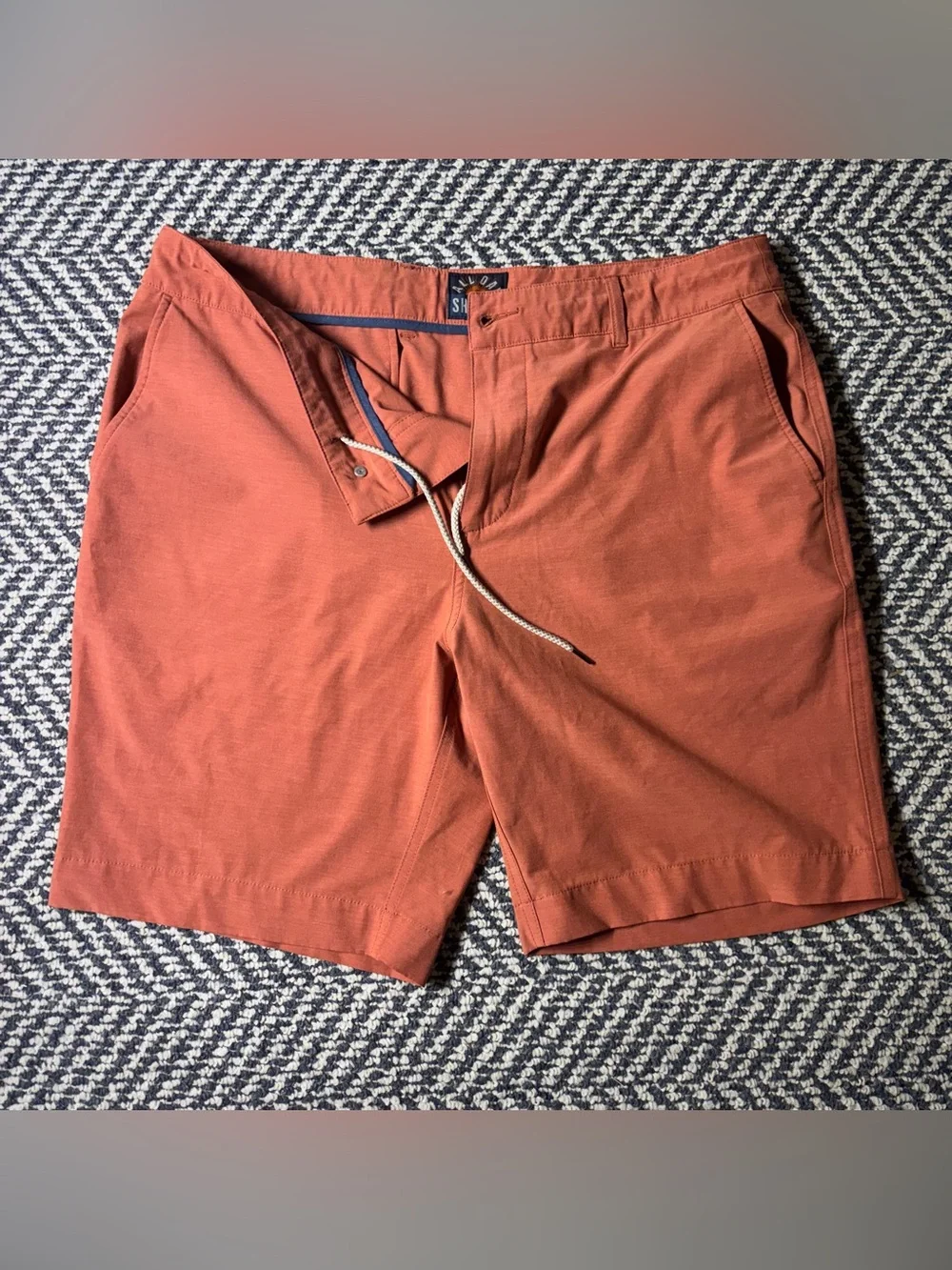 Fatherly Belt Loop All Day Shorts (9”) in Faded Flag